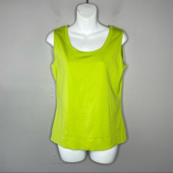 LAFAYETTE 148 Tank Top Womens Size Medium Bright Colorful Spring Summer Neon - Picture 1 of 6